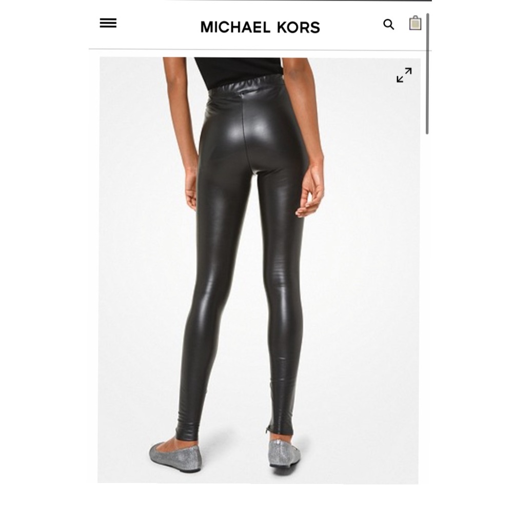 ✨Host Pick✨Michael Kors Faux Leather Leggings✨ - Picture 3 of 6
